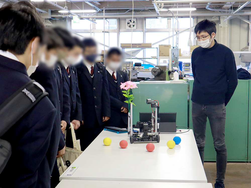 兵庫県立兵庫工業高等学校の大学体験・見学会を行いました