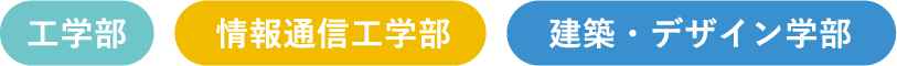 工学部 情報通信工学部 建築・デザイン学部