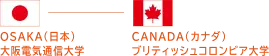 大阪電気通信大学 ブリティッシュコロンビア大学