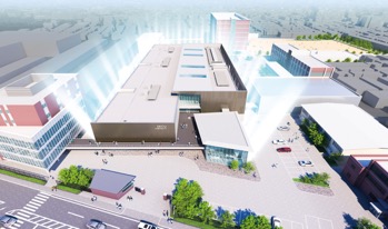 寝屋川キャンパス新棟建築整備事業完成イメージ図