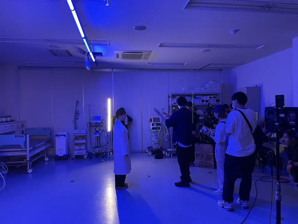 大学テレビCM撮影