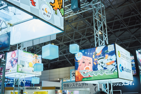 完成した展示ブース