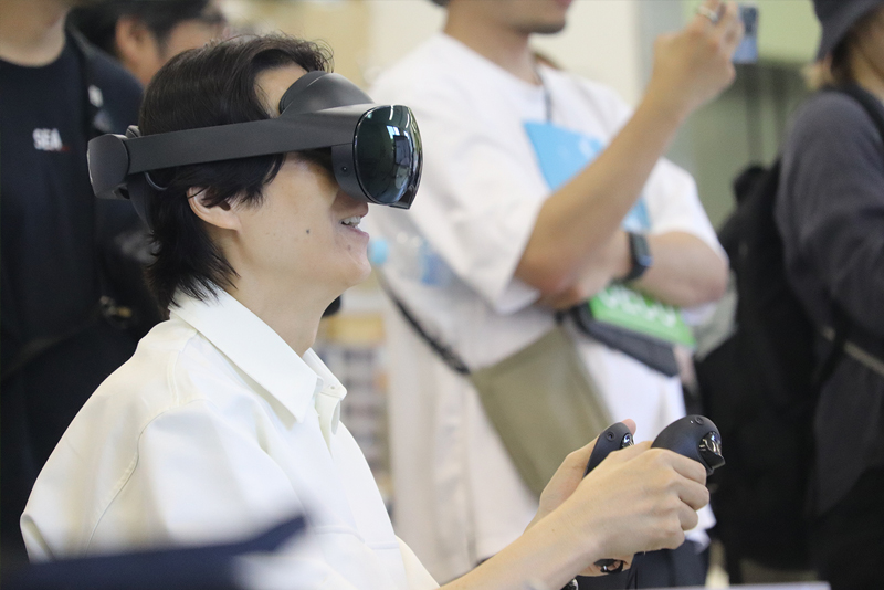 VRを使った医療診察では肺の音の聴診を!