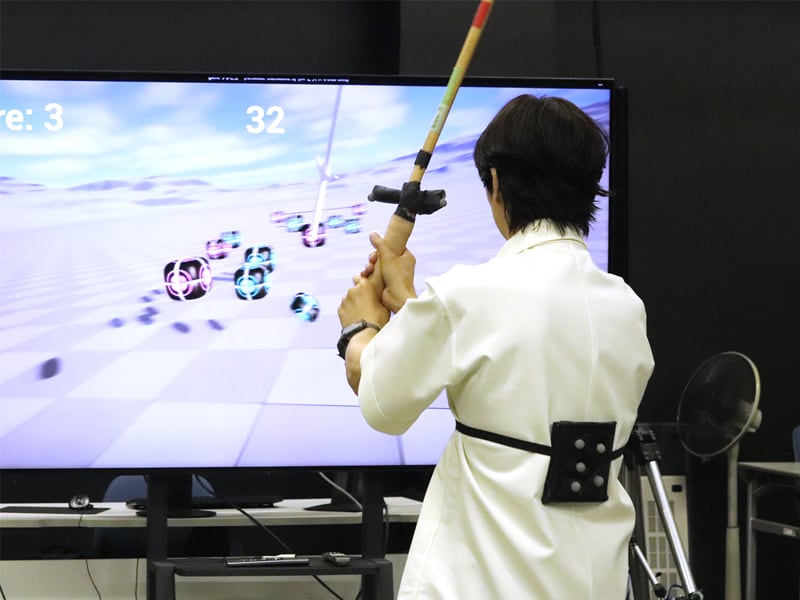 モーションキャプチャー技術を使ったゲームに挑戦!…