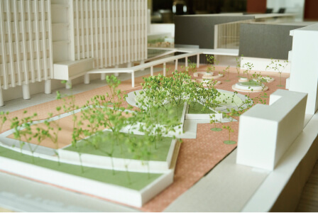 OECUイノベーションスクエアの模型