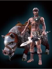 3DCG作品『密林の追跡者』